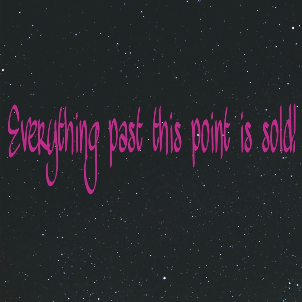 Everything below this is sold!